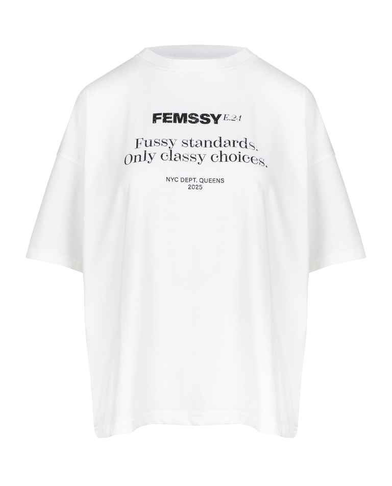 Biały t-shirt Signa - Image #4