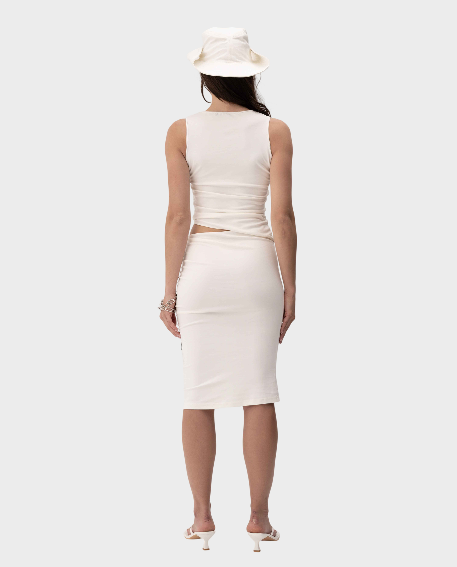 Biała sukienka Talia - Image #3