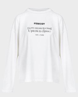 Biały longsleeve Urban - Image #0