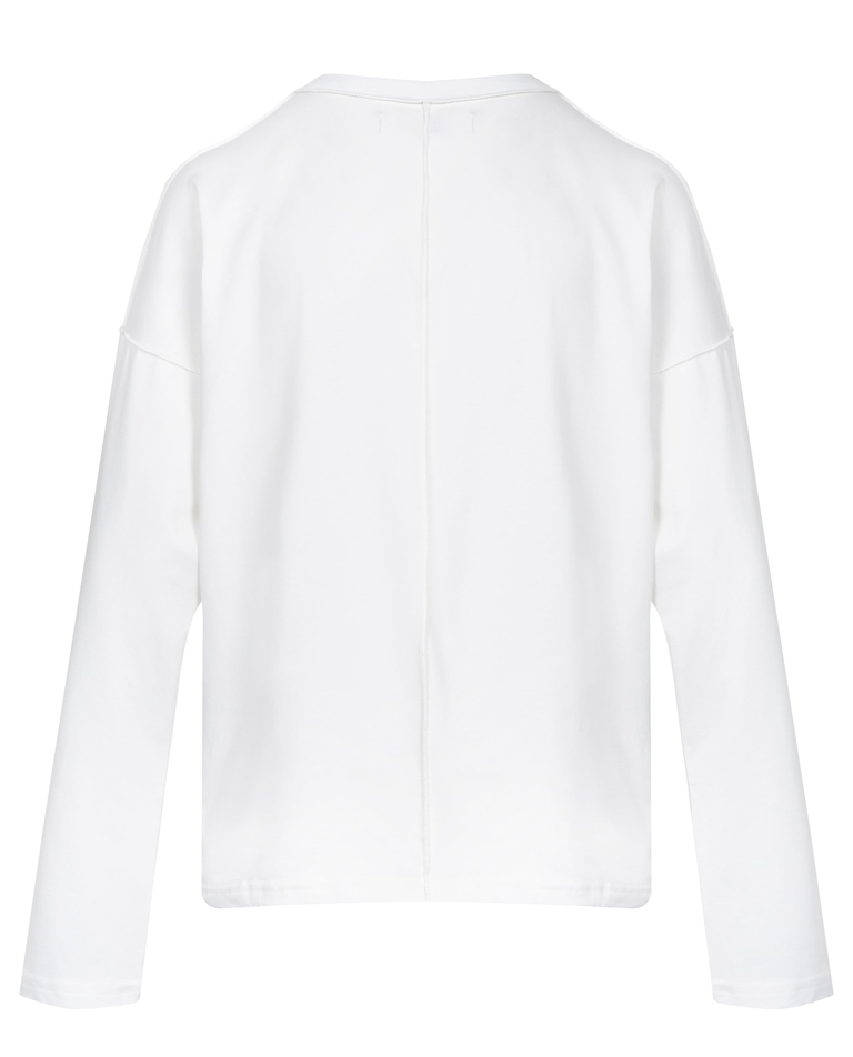 Biały longsleeve Urban - Image #5