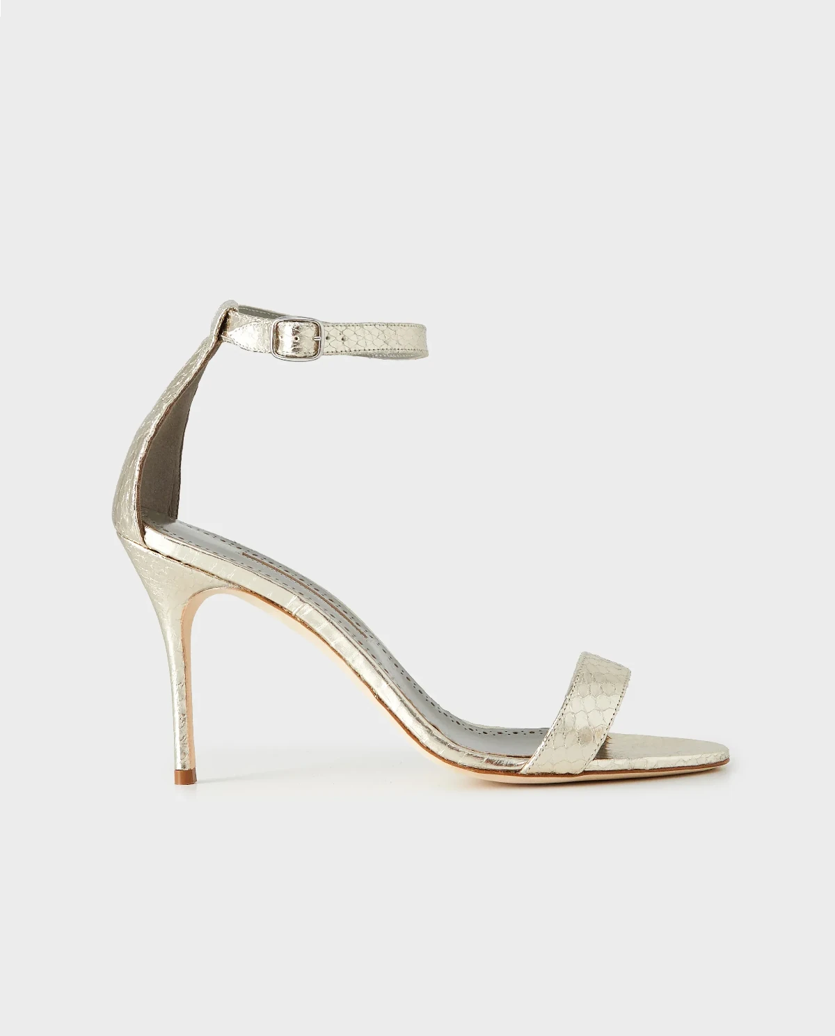 Złote sandały na szpilce Chaos 90 - Image #0