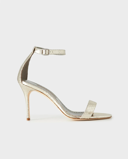 Złote sandały na szpilce Chaos 90 - Image #0