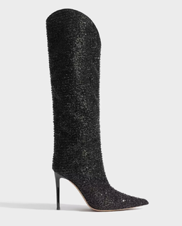 Czarne kozaki Miley 3D - Image #0