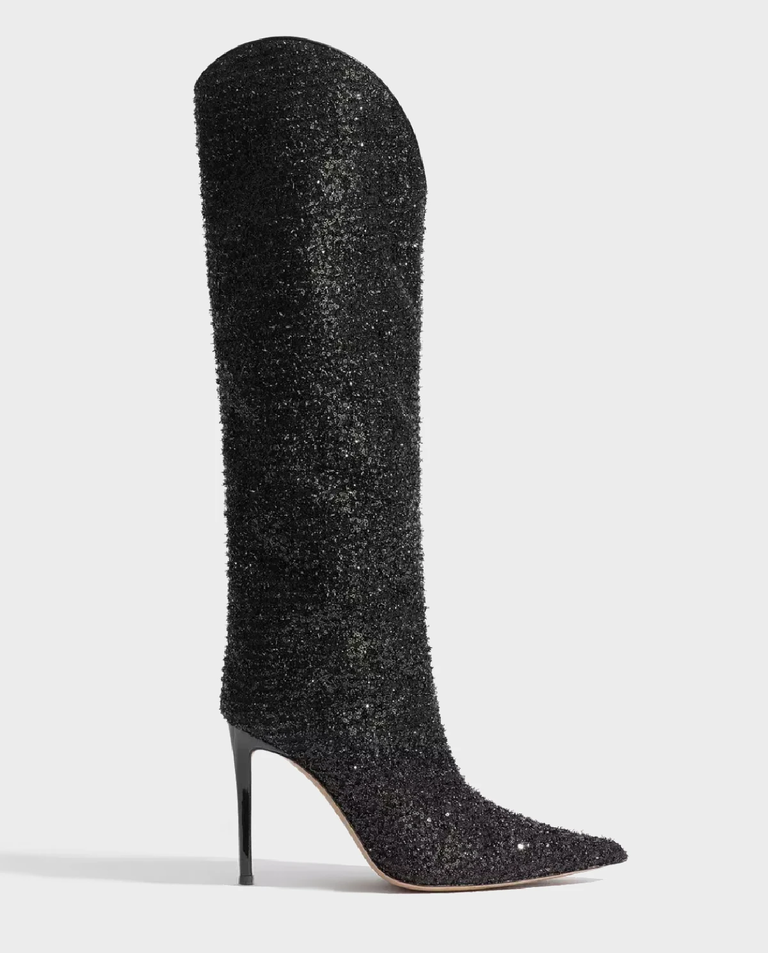 Czarne kozaki Miley 3D