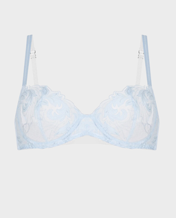 Błękitny biustonosz z koronki Eira - Image #2