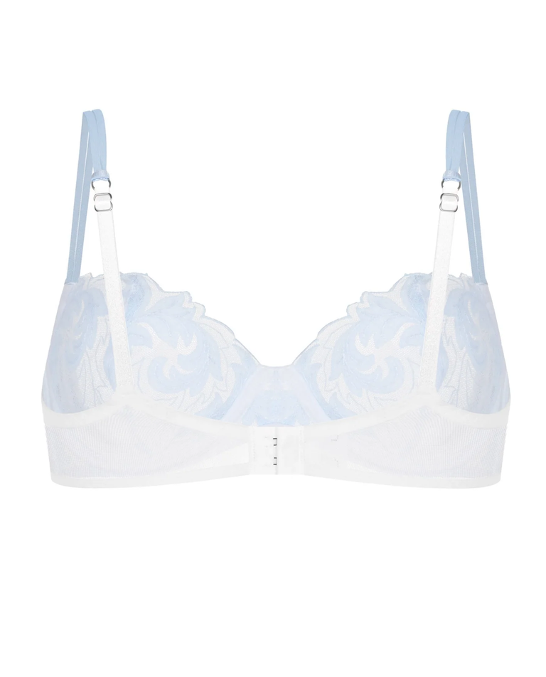 Błękitny biustonosz z koronki Eira - Image #3