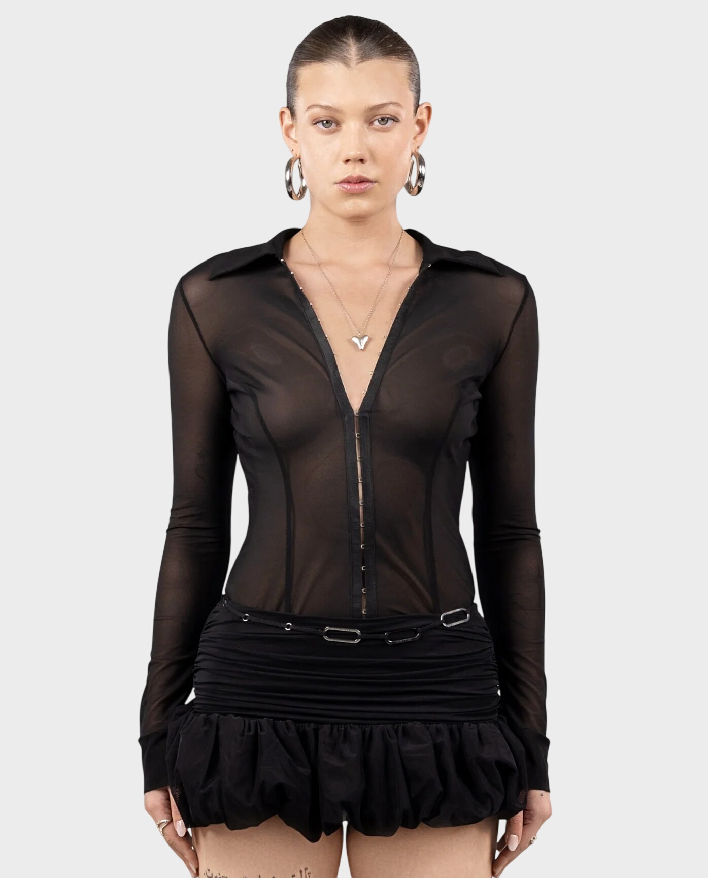 Czarna koszula Ceraphina - Image #0