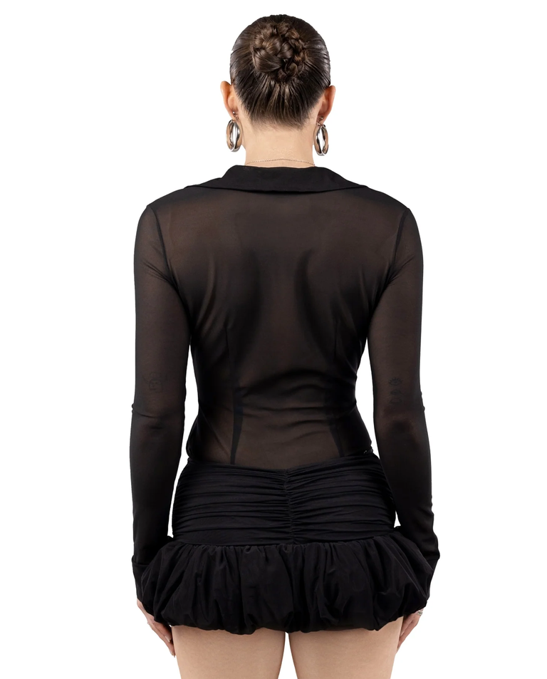 Czarna koszula Ceraphina - Image #4