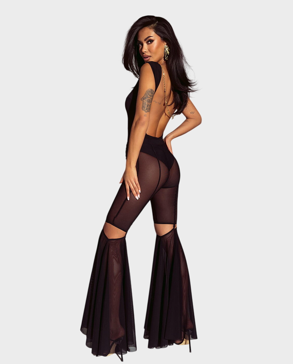 Body z dekoracyjnym łańcuszkiem #007 - Image #4