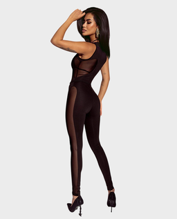 Czarny kombinezon z siateczką #123 - Image #2