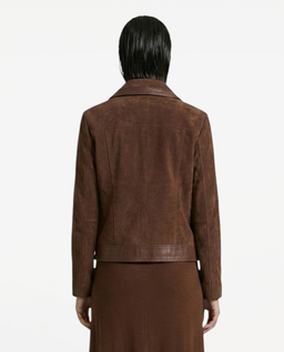 Brązowa ramoneska z zamszu Rocco - Image #2