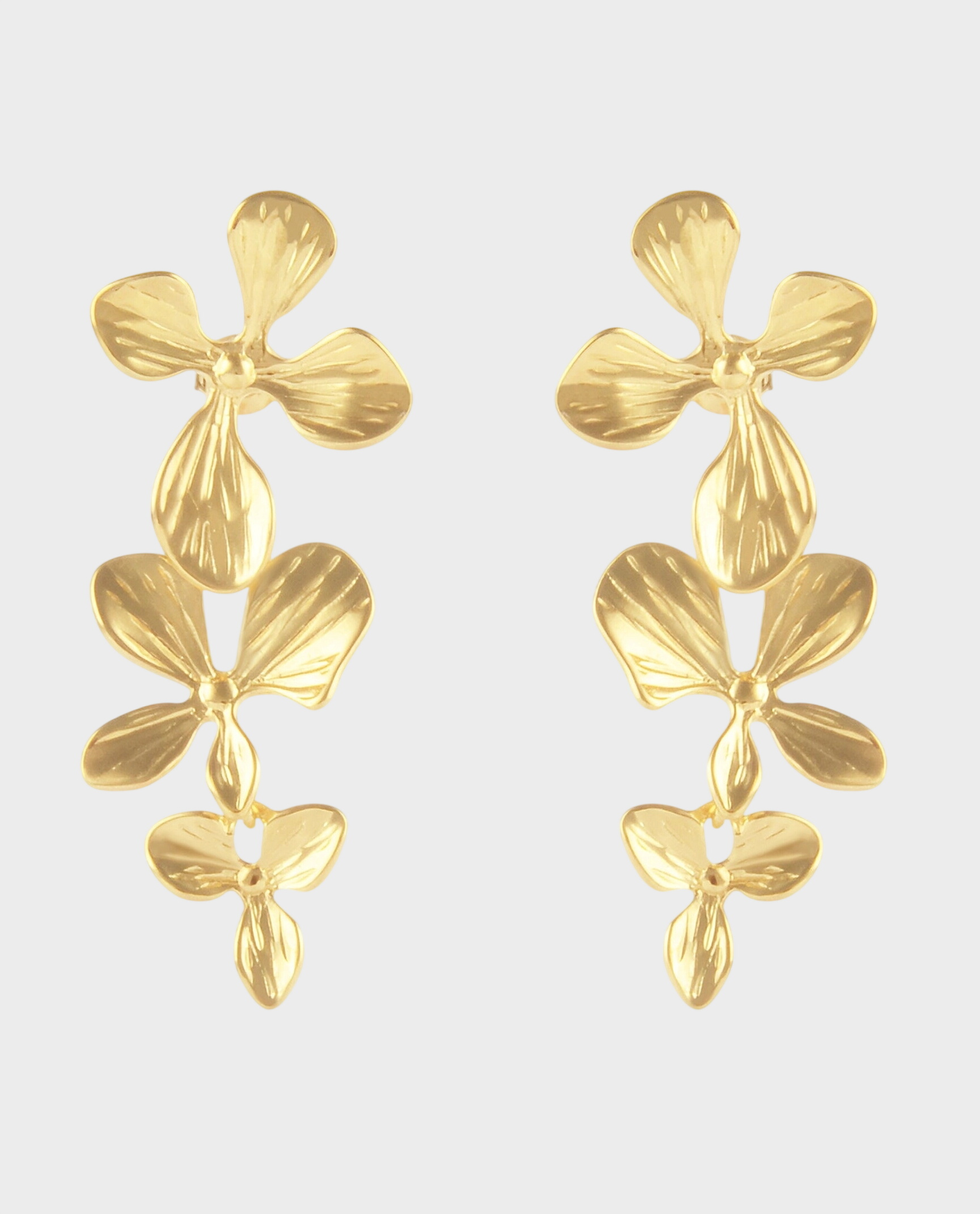 Pozłacane kolczyki Jasmine - Image #0