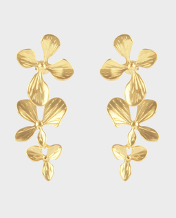 Pozłacane kolczyki Jasmine - Image #0