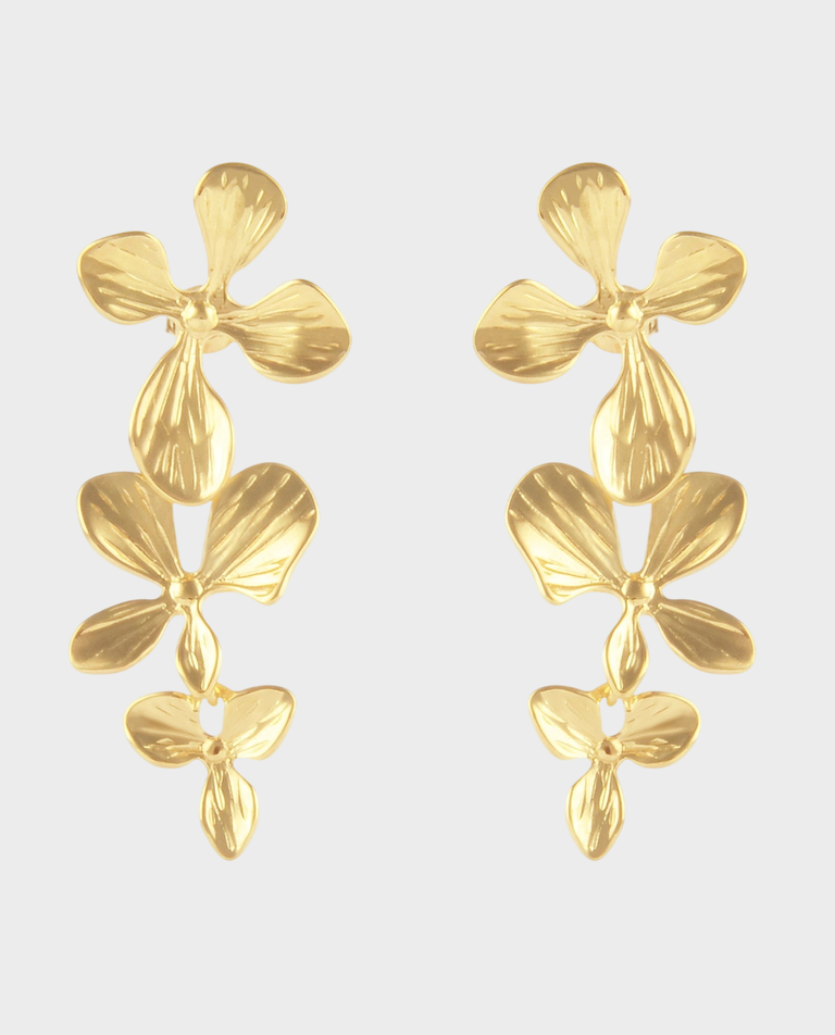 Pozłacane kolczyki Jasmine