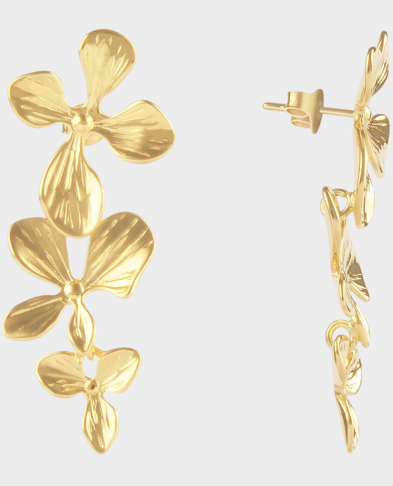 Pozłacane kolczyki Jasmine - Image #3