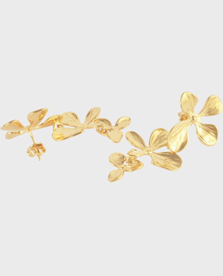 Pozłacane kolczyki Jasmine - Image #4