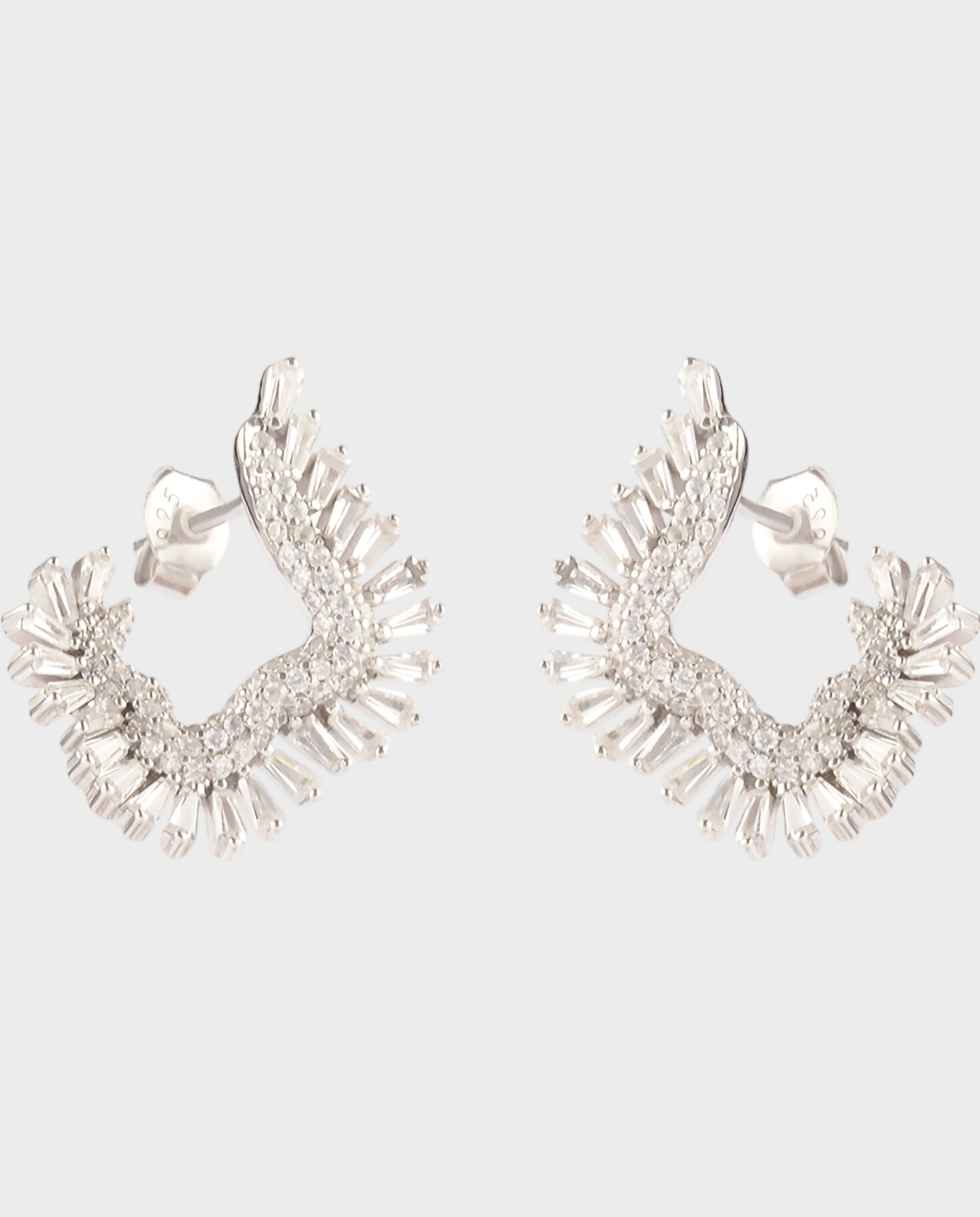 Kolczyki z cyrkoniami Palm - Image #0