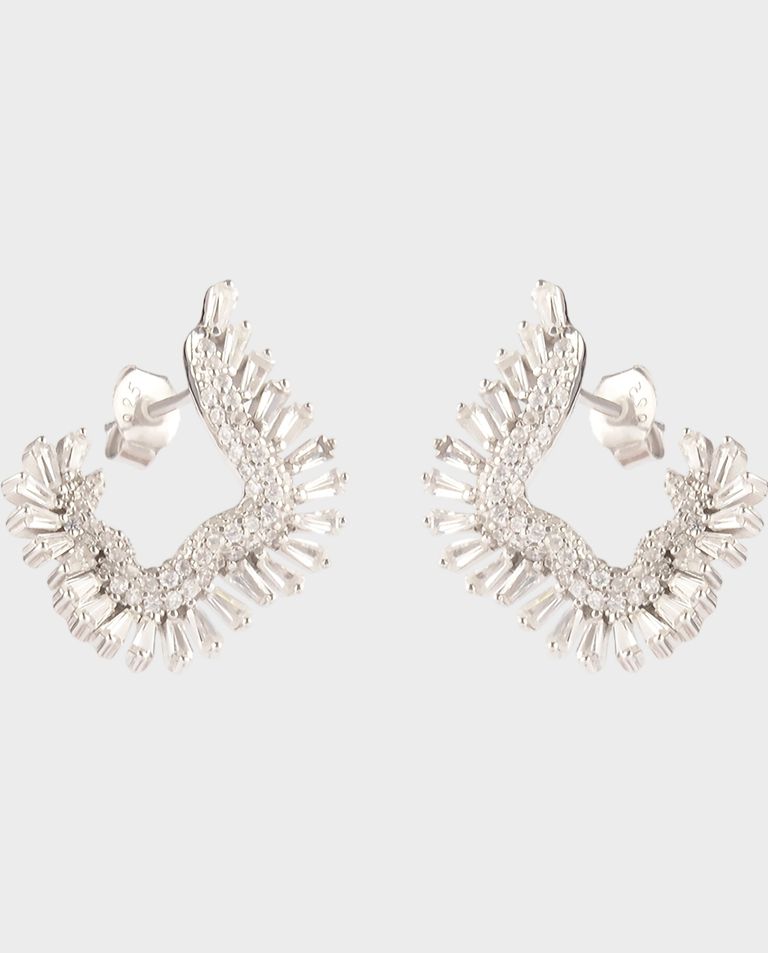 Kolczyki z cyrkoniami Palm