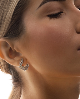 Kolczyki z cyrkoniami Palm - Image #3