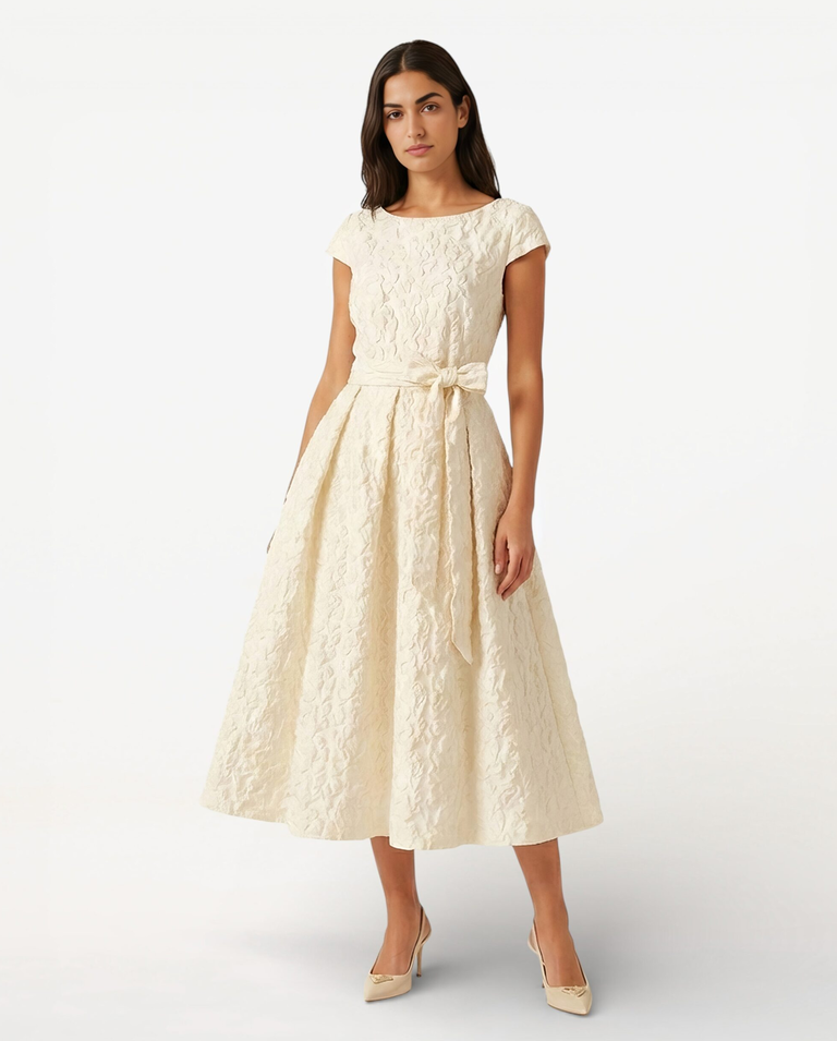 Kremowa sukienka Rosa Divina