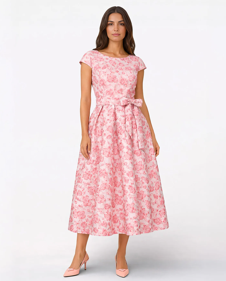 Morelowa sukienka Rosa Divina