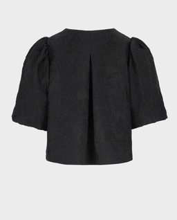 Czarny żakiet z bufkami Clover - Image #1