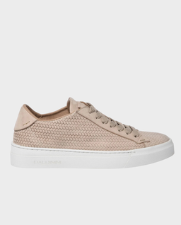 Beżowe sneakersy ze skóry - Image #0