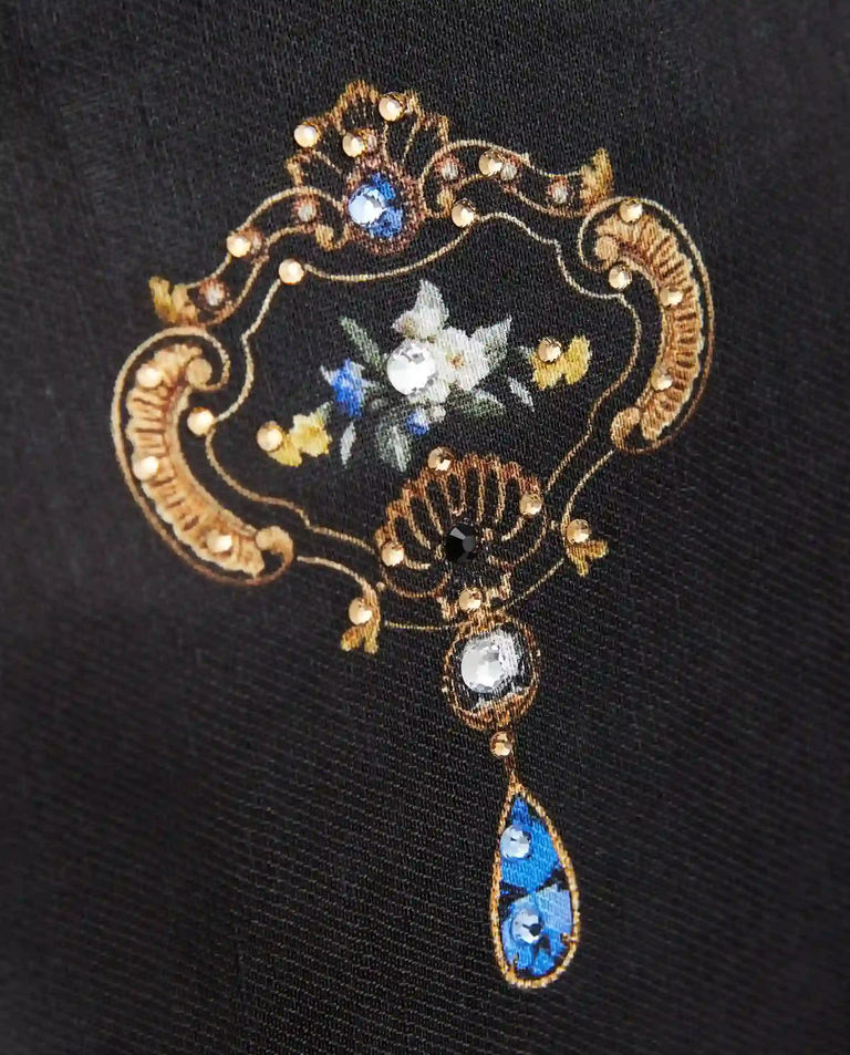 Sukienka mini w kwiaty - Image #4