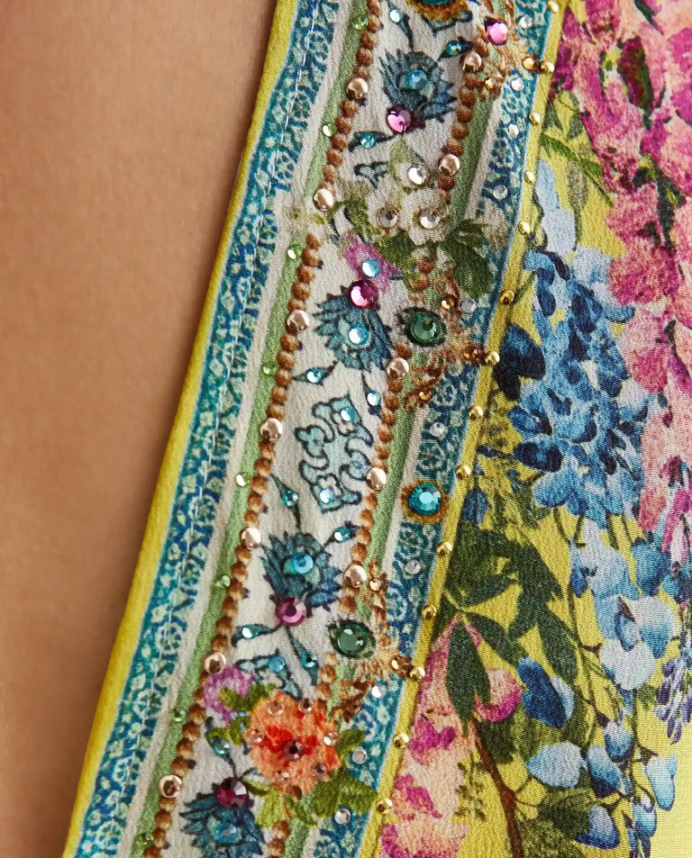 Jedwabna sukienka maxi - Image #4