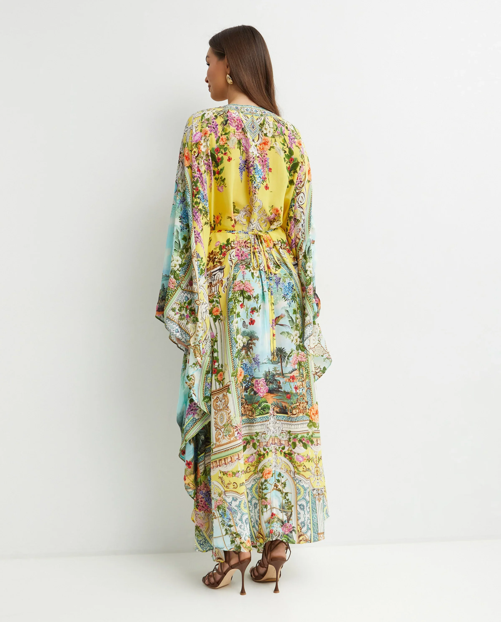 Jedwabna sukienka maxi - Image #3