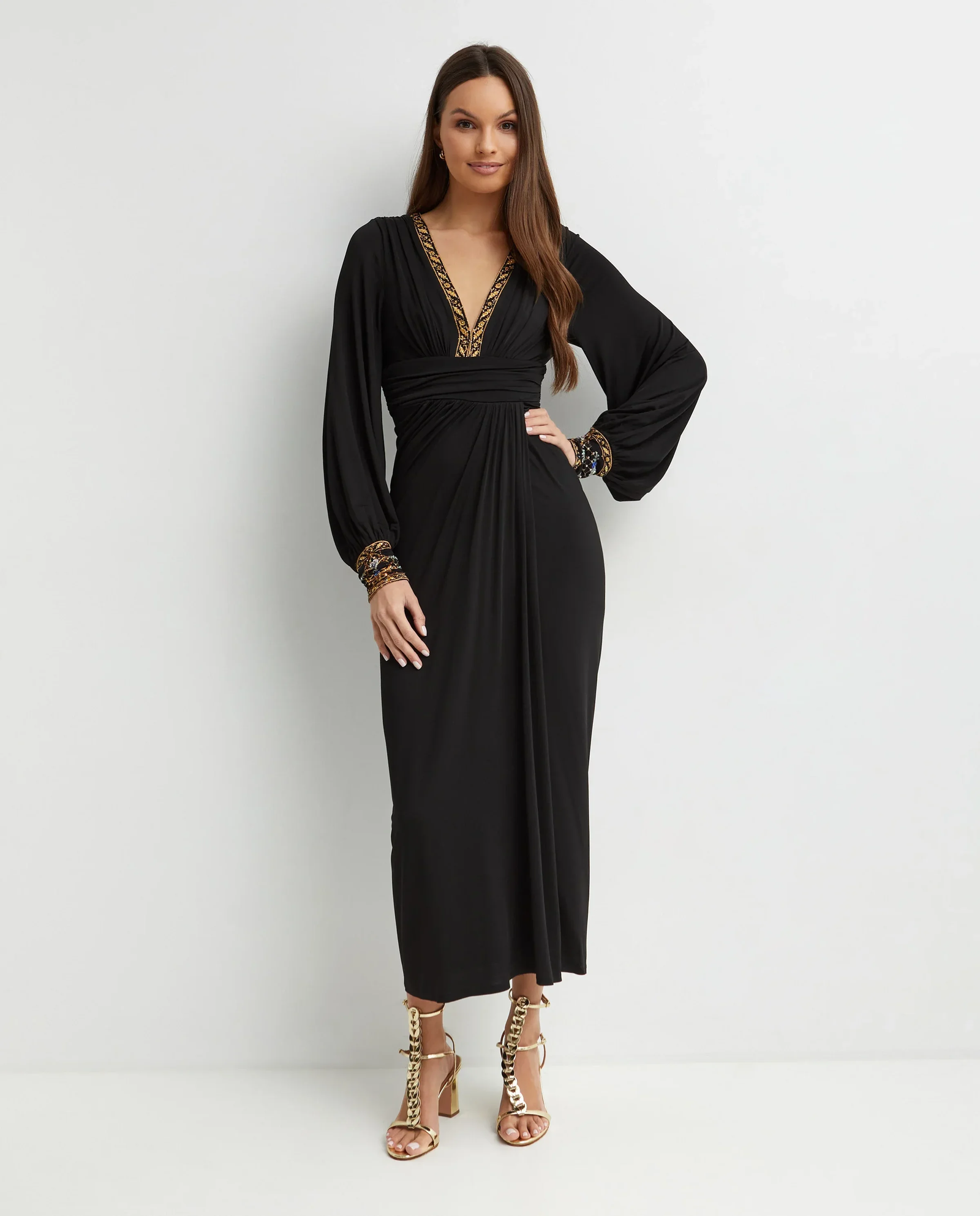 Czarna sukienka midi - Image #0