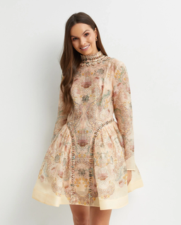 Różowa sukienka w kwiaty Rebellion mini - Image #2