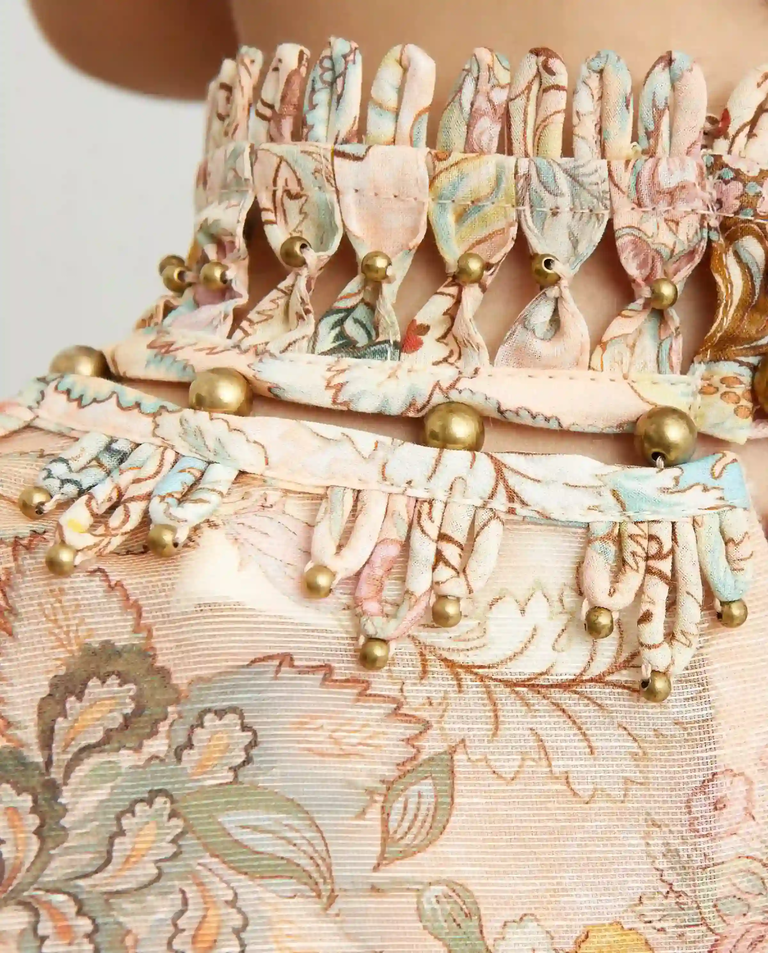 Różowa sukienka w kwiaty Rebellion mini - Image #4