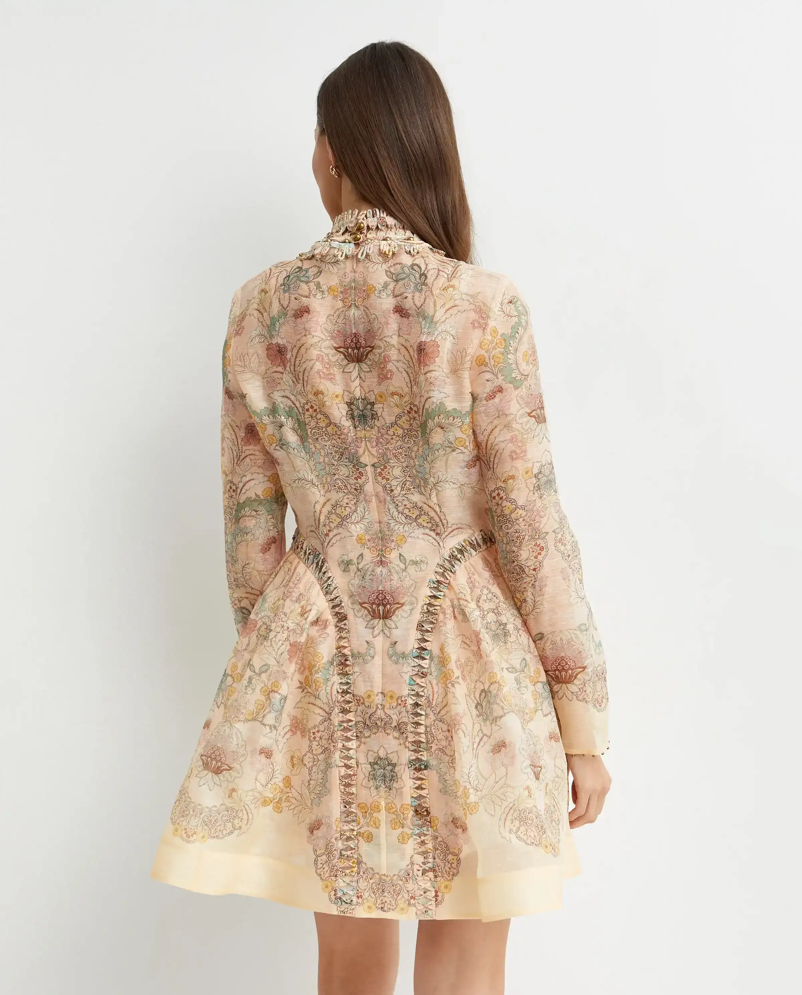 Różowa sukienka w kwiaty Rebellion mini - Image #3