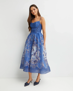 Niebieska sukienka z gorsetem Rebellion - Image #2