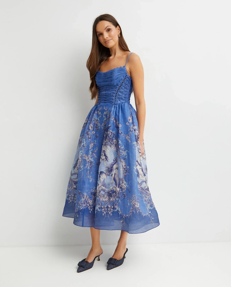 Niebieska sukienka z gorsetem Rebellion - Image #2