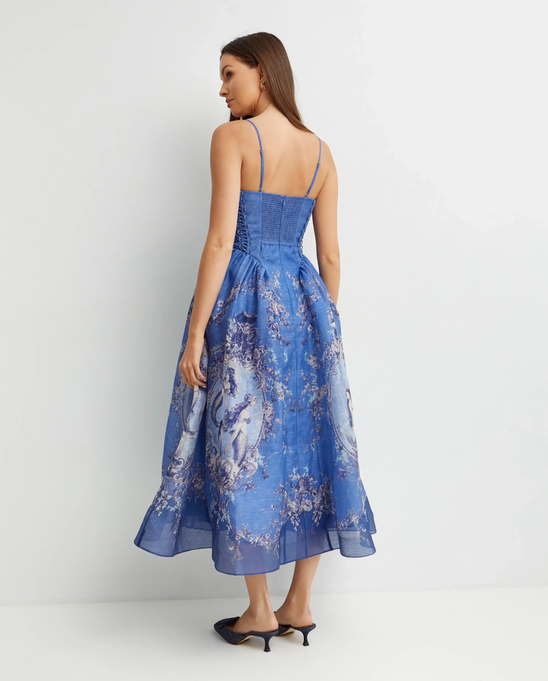 Niebieska sukienka z gorsetem Rebellion - Image #4