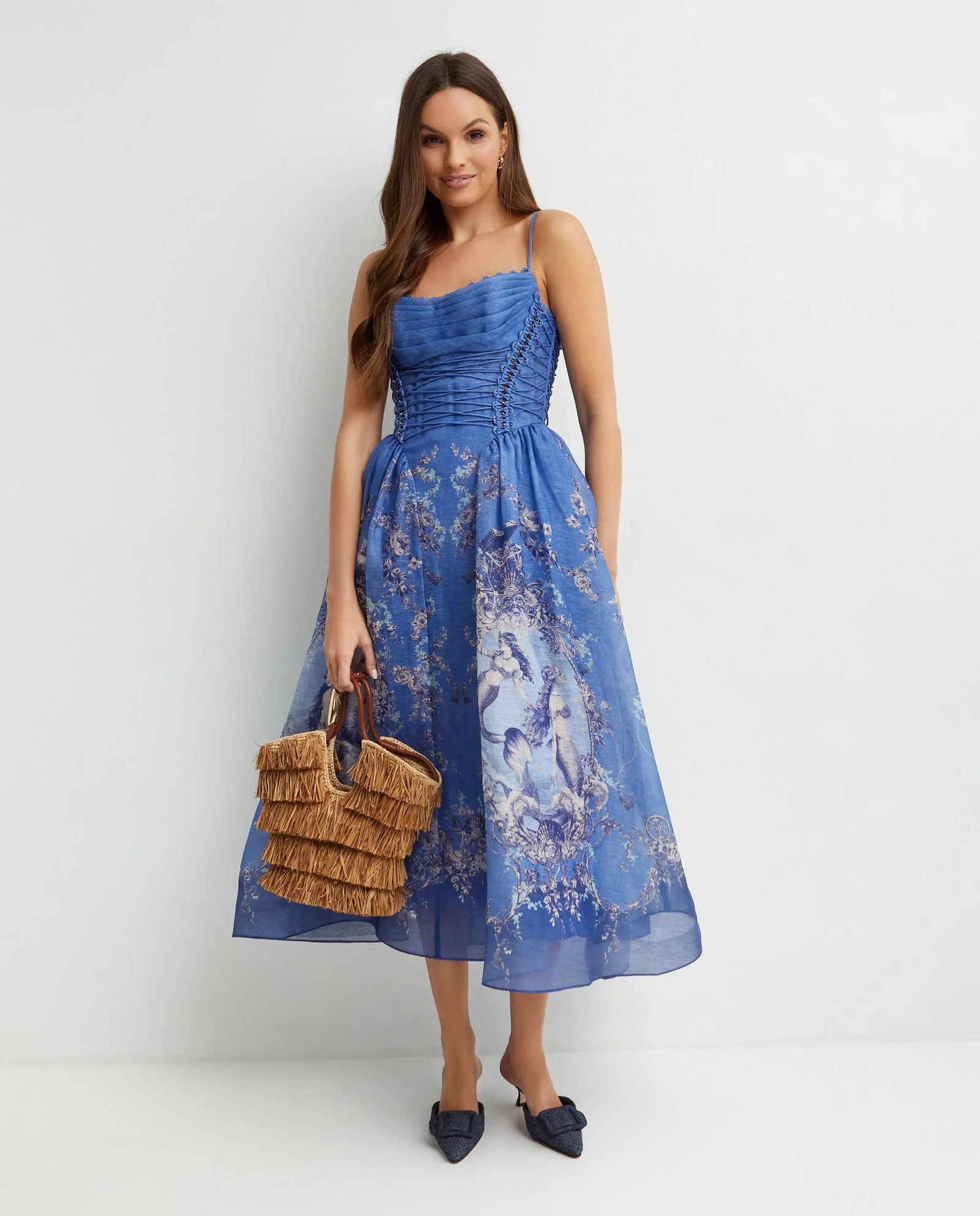 Niebieska sukienka z gorsetem Rebellion - Image #0