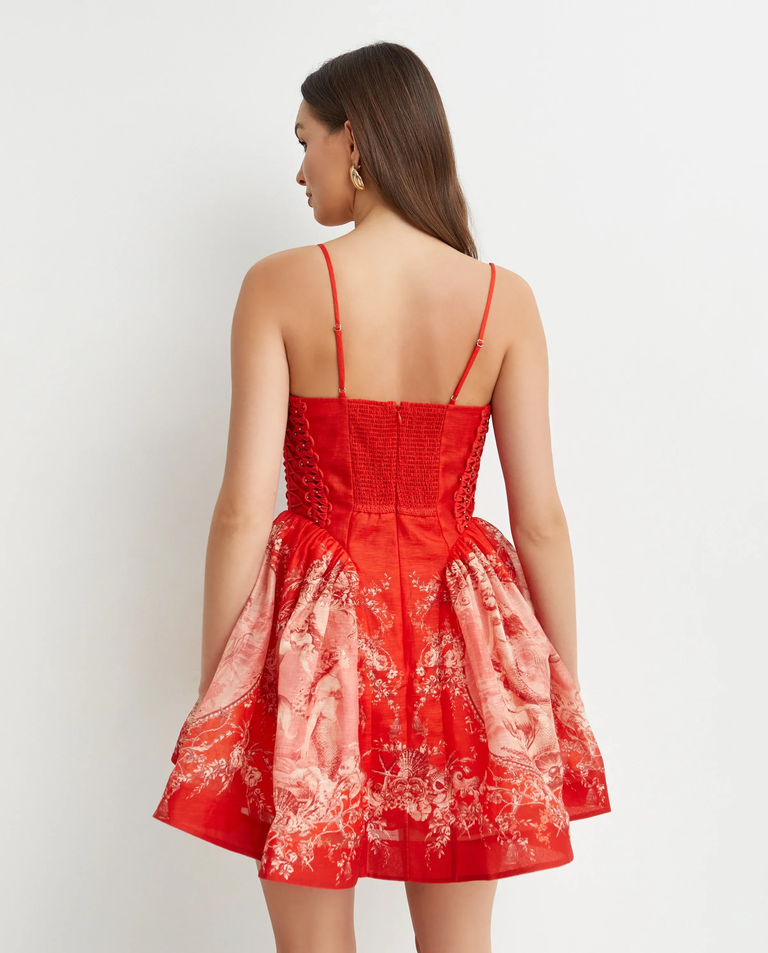 Czerwona sukienka z gorsetem Rebellion - Image #4