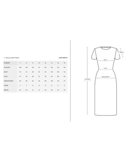 Biała koronkowa sukienka midi z cekinami - Image #5