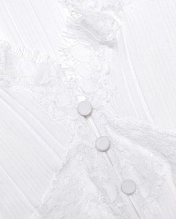 Biały top z koronką - Image #4