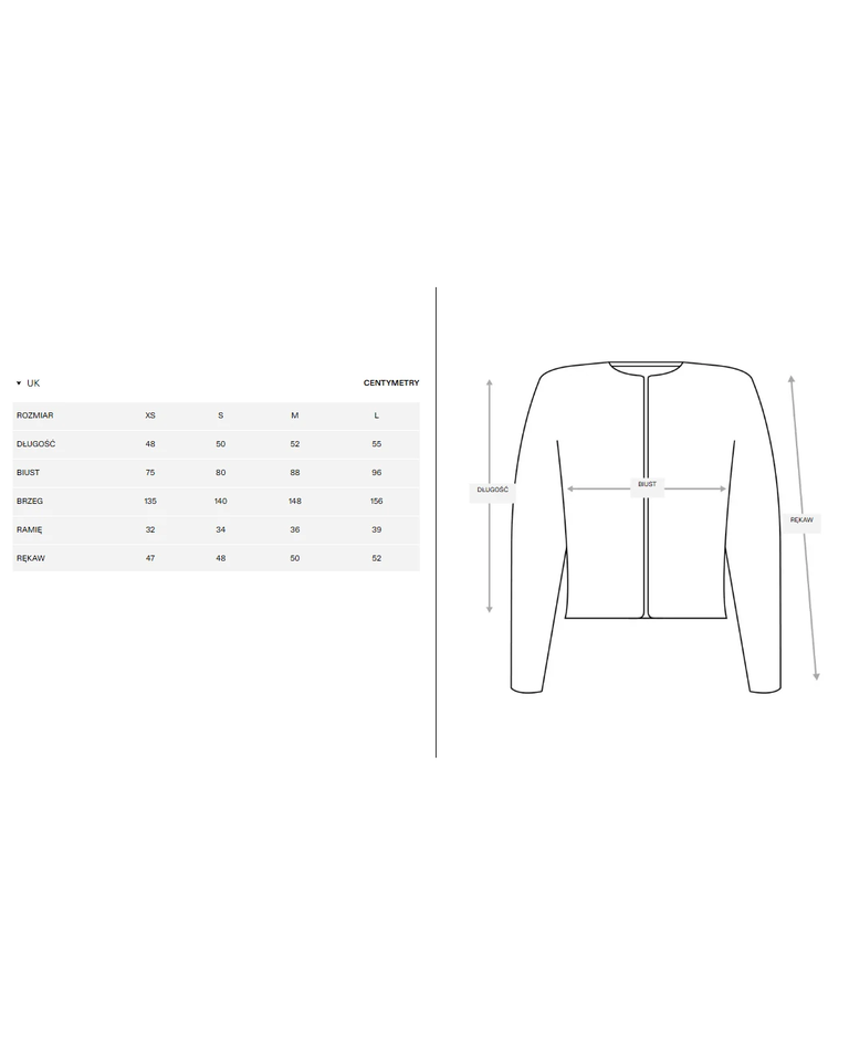 Granatowy kardigan z zawieszkami - Image #5