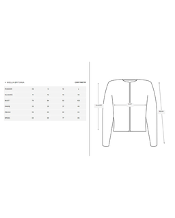 Biały kardigan z falbankami - Image #5