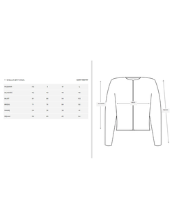 Różowy teksturowany kardigan - Image #5
