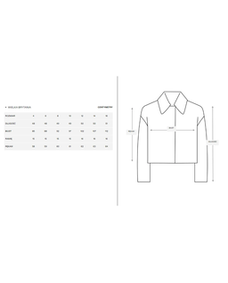 Beżowa krótka kurtka typu trencz - Image #7