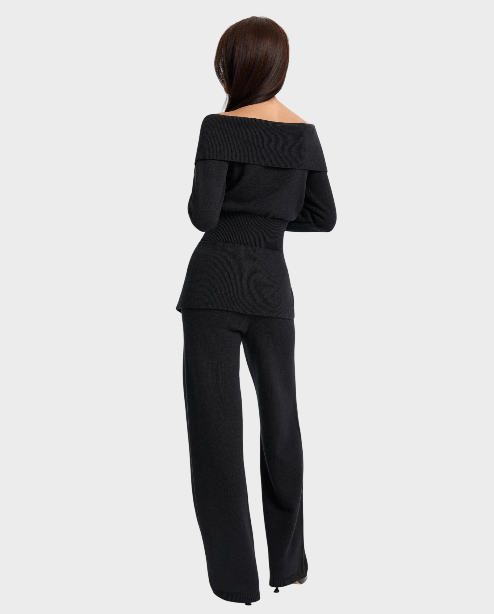 Grafitowe spodnie z ozdobnym pasem Velmere - Image #2