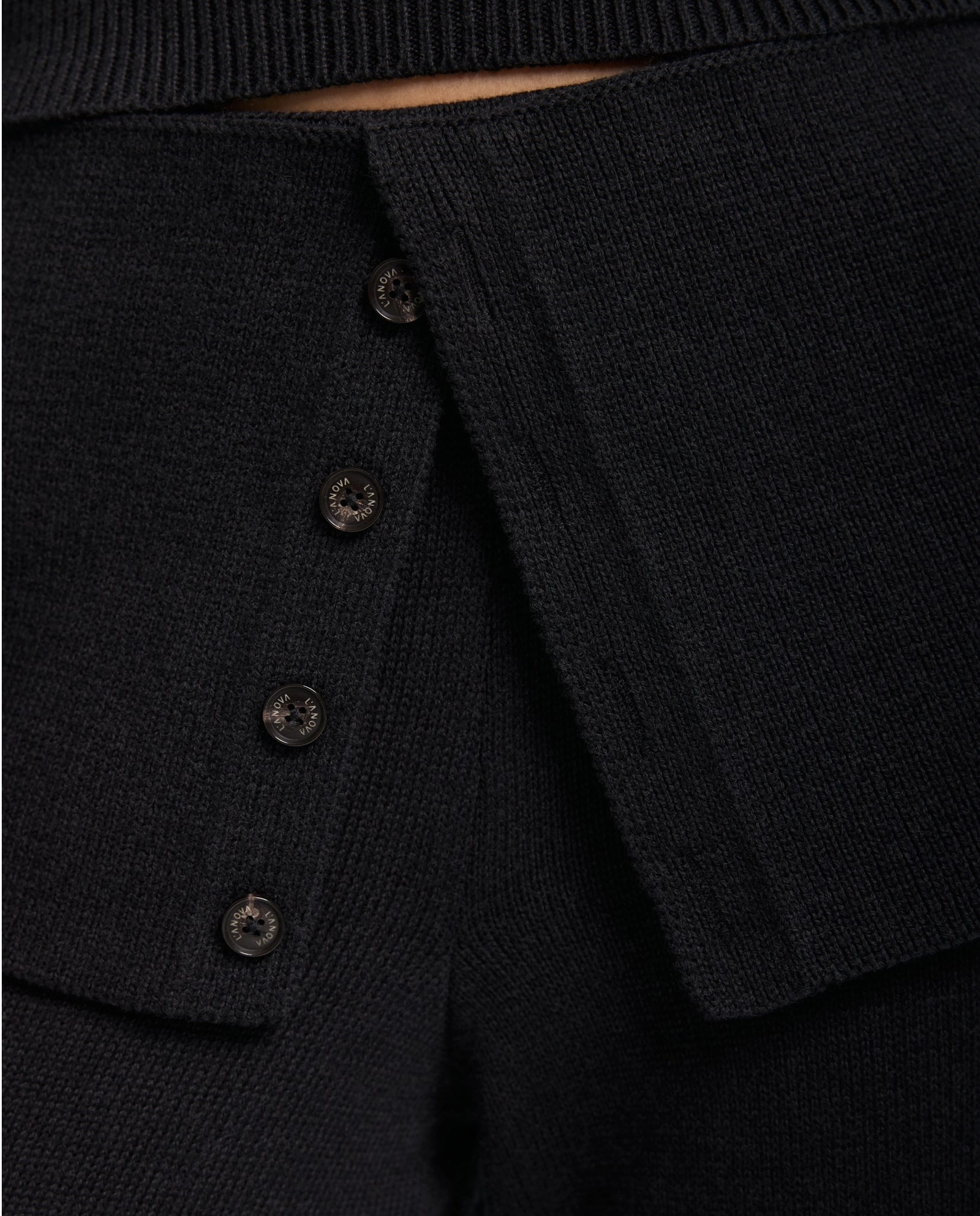 Grafitowe spodnie z ozdobnym pasem Velmere - Image #3