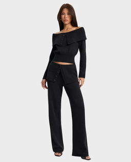 Grafitowy sweter z kołnierzem Velmere - Image #1