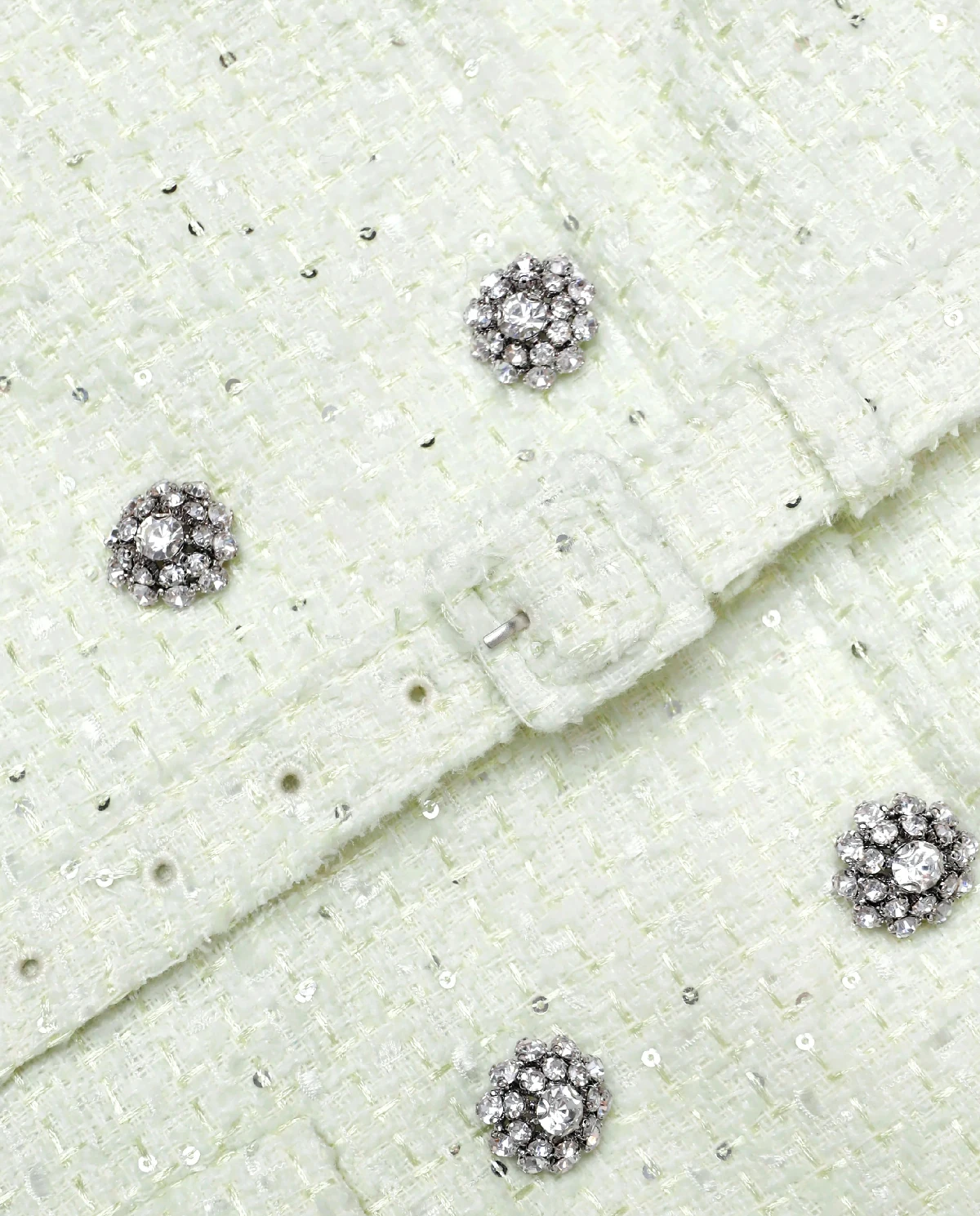 Limonkowa sukienka midi - Image #4