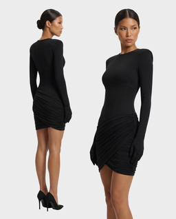 Mini sukienka z drapowaniem Muze - Image #1